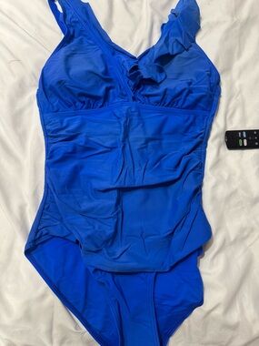 Royal Blue One-Piece Swimsuit